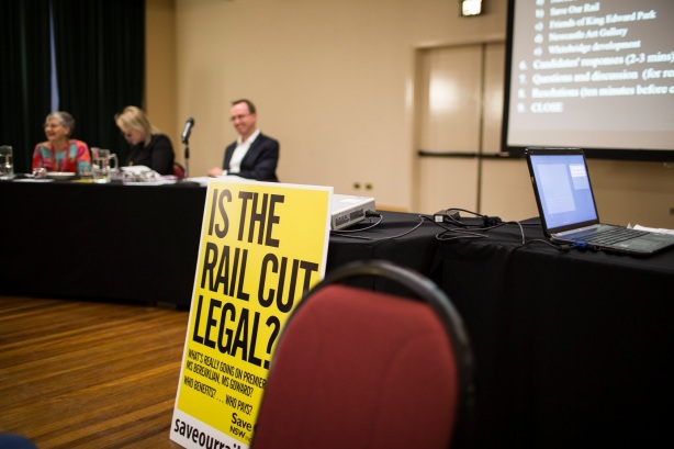 Is the Rail Cut Legal? Poster (Photo Credit: Ann Hardy)
